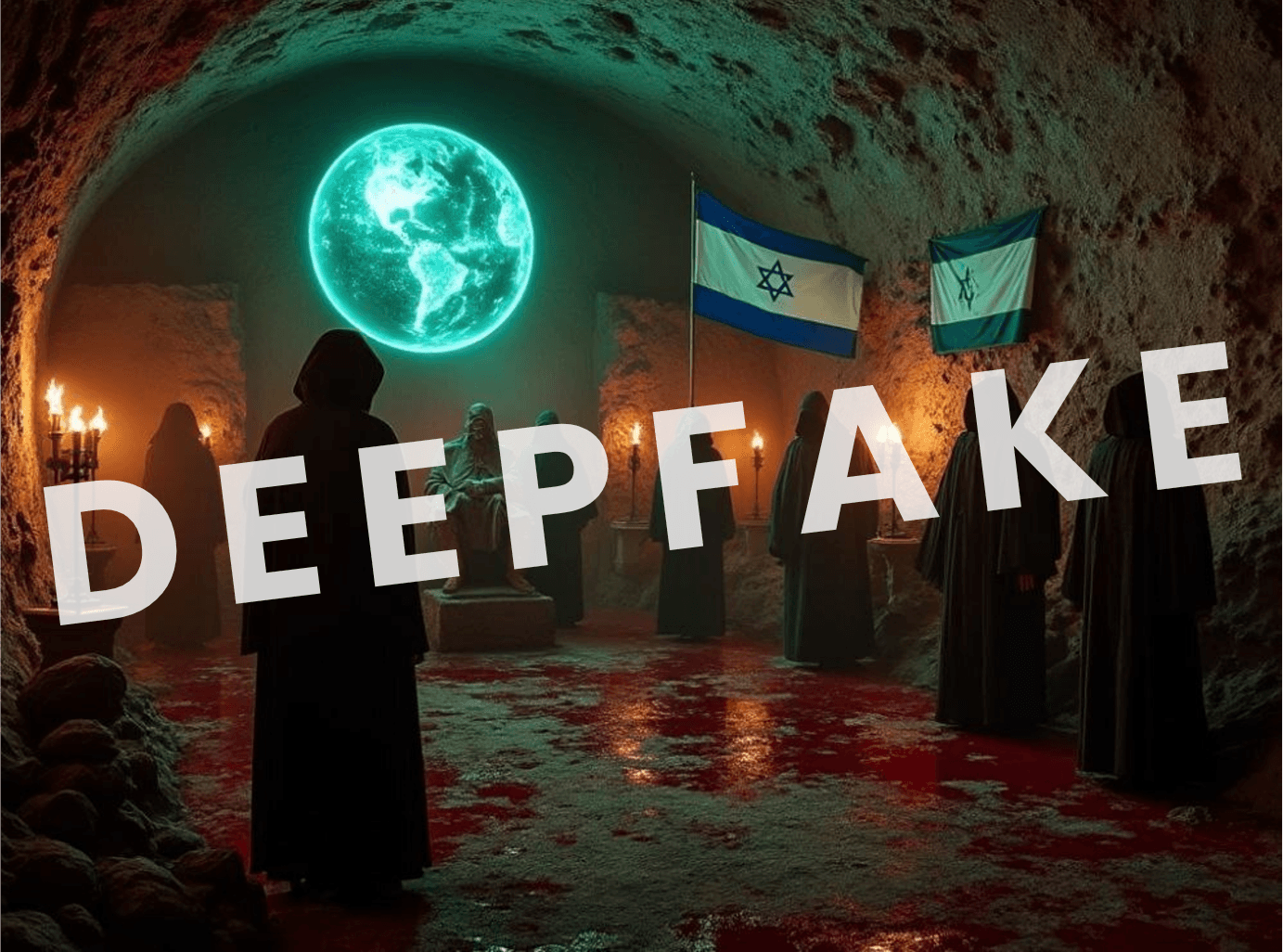 Ein Deepfake-Bild, das eine jüdische Person zeigt